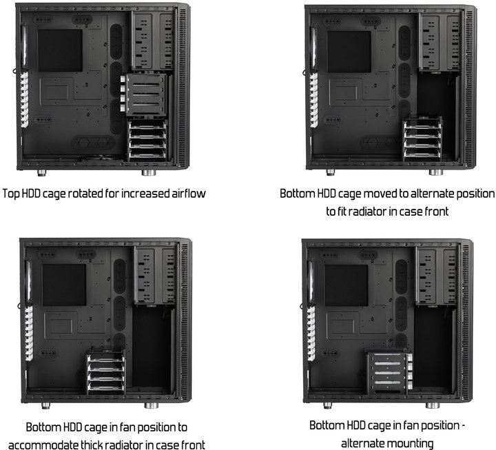 Kasë Fractal Design Define XL R2, e hirët