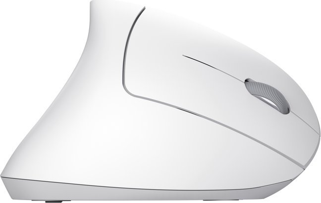 Maus Trust Verto, wireless, USB, i bardhë