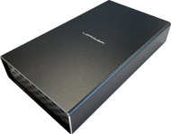 Dok stacion për disk LC-Power LC-DOCK-C-35-M2, HDD 3.5" SATA, SSD NVMe M.2, i zi