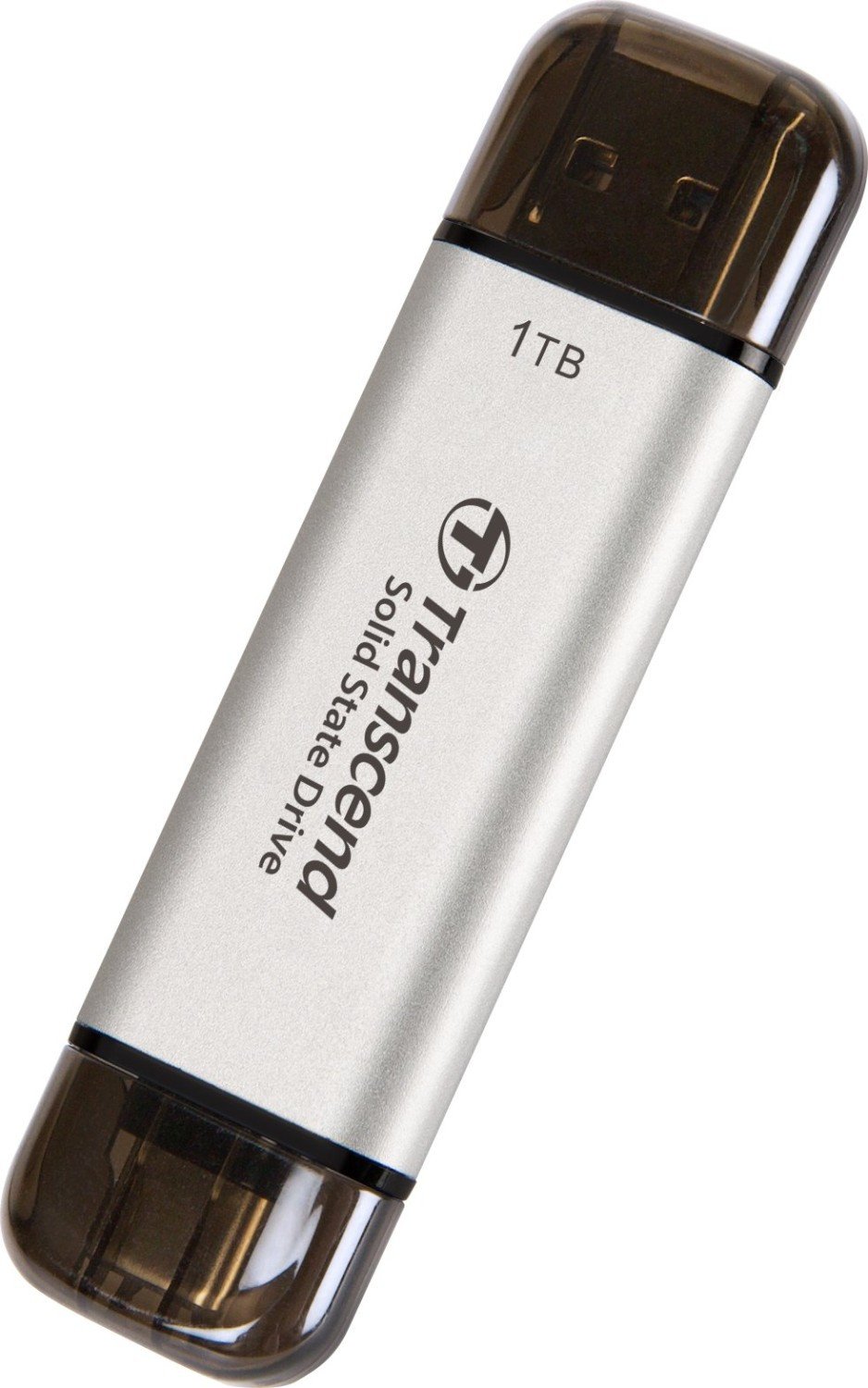 Надворешен ССД Transcend ESD310S, 1TB, УСБ, сребрена боја