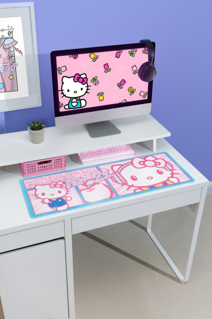 Mousepad tavoline Paladone Hello Kitty, i madh, gomë, rozë
