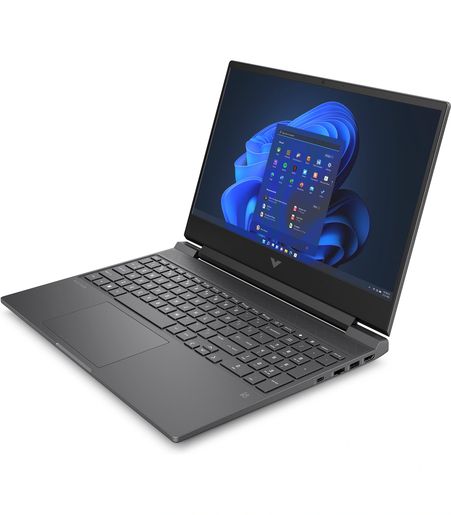 Laptop HP Victus 15-fa2723nc, 15.6", Intel Core i5-13420H, 16GB RAM, 512GB SSD, NVIDIA GeForce RTX 2050, i hirtë