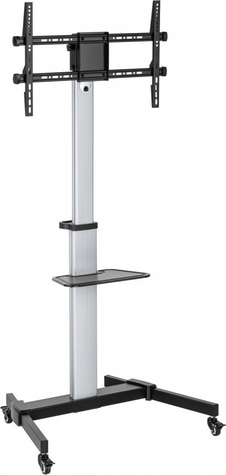 Stendë mobile për TV Art S-11-AL, 37-86", 50kg, VESA 600x400, e zezë argjend