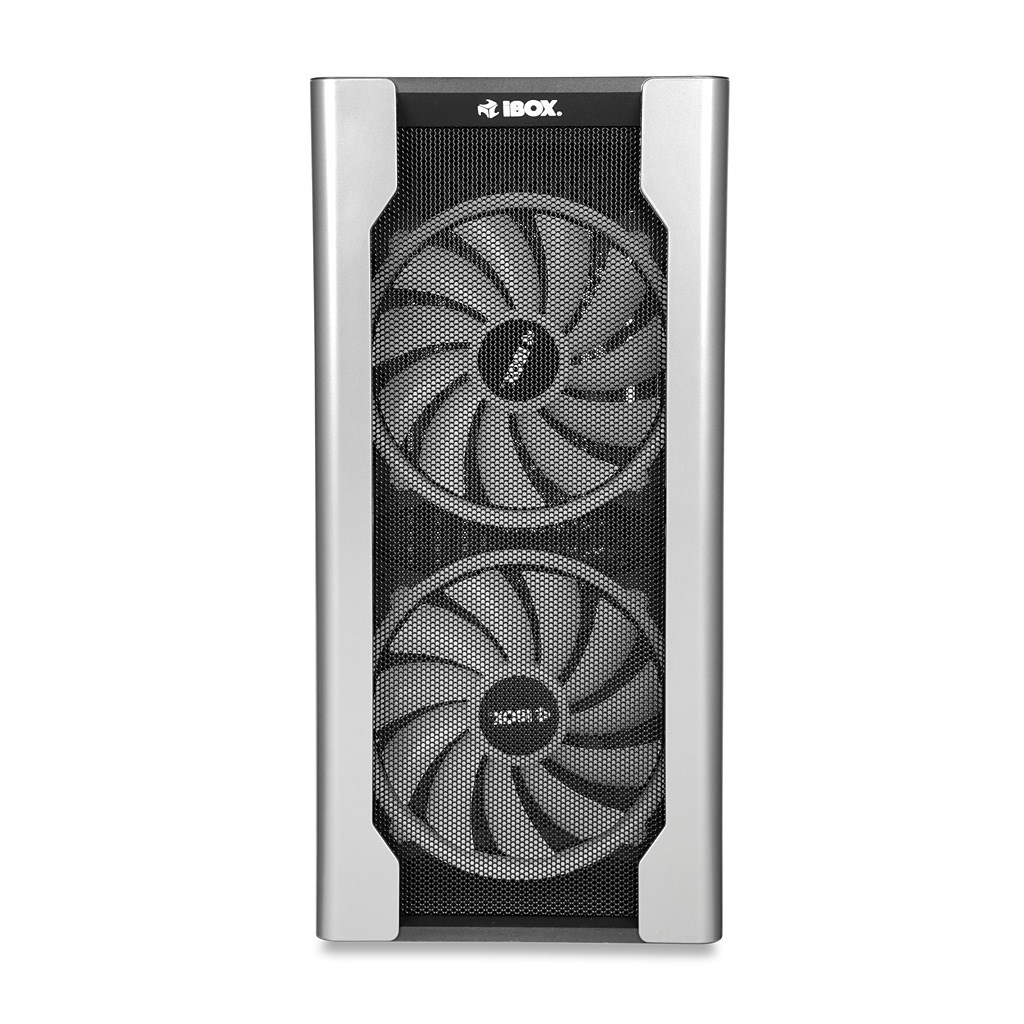 Kullë kompjuteri iBOX Chiron ZH68, ATX, xham i temperuar, e zezë