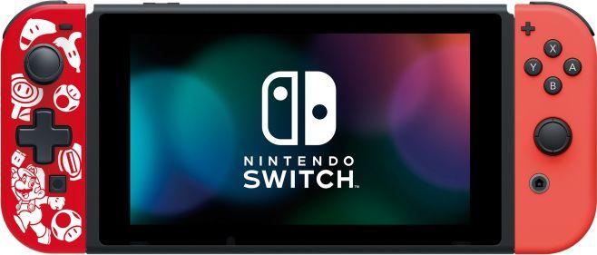 Kontroller Hori Nintendo D-Pad Super Mario, me kabllo, i kuq