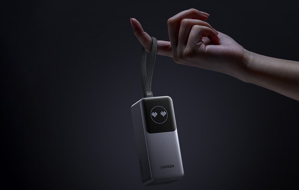 Powerbank Ugreen PB723, 20000mAh, 130W, gri