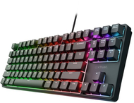 Tastierë mekanike gaming Trust GXT 864 Cada TKL, me kabllo, ndriçim, 87 taste, e zezë