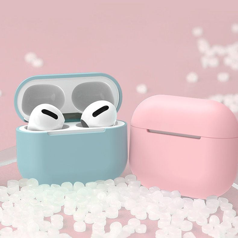 Mbulesë mbrojtëse Hurtel Case C për AirPods Pro, silikon, rozë