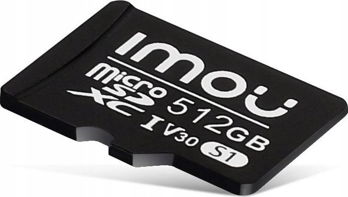 Kartë memorie MicroSD Imou ST2-512-S1, 512GB, e zezë