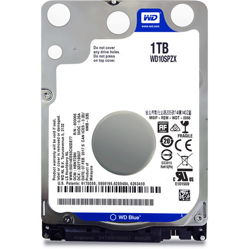 Hard disk i brendshëm WD Blue, 1TB, 2.5", 5400 RPM