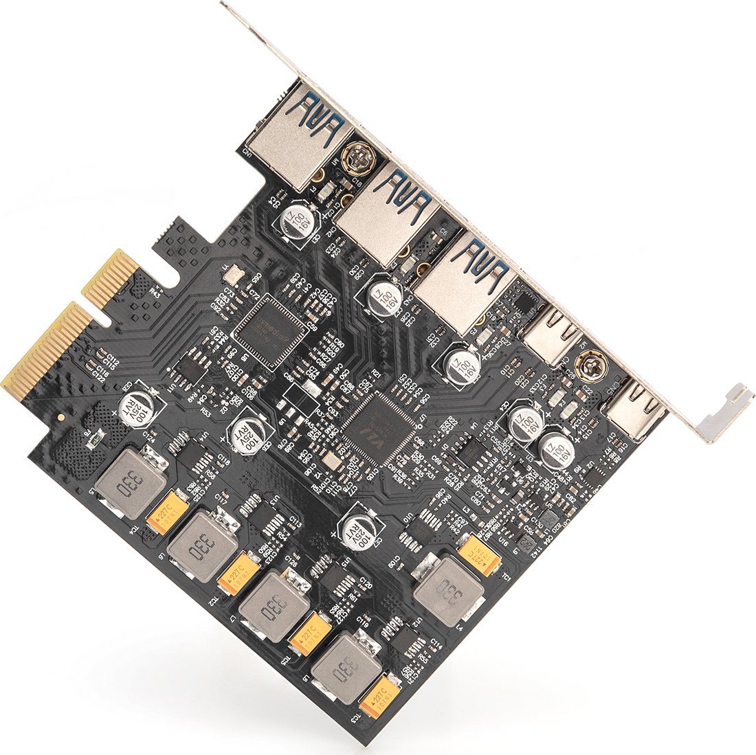 Kartë zgjeruese Digitus USB 3.1 PCIe Controller, 2x USB C, 3x USB A 3.1 Gen 2