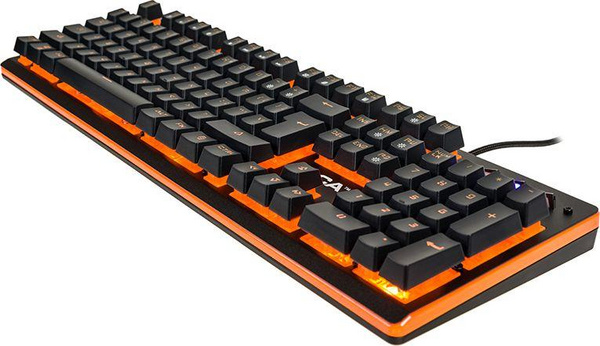 Tastierë CA Gaming Iguana CA-1413, e zezë/portokalli