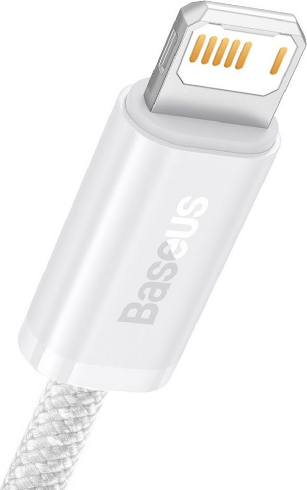 Kabllo karikimi Baseus BSU3009WHT, USB A në Lightning, 1 m, e bardhë