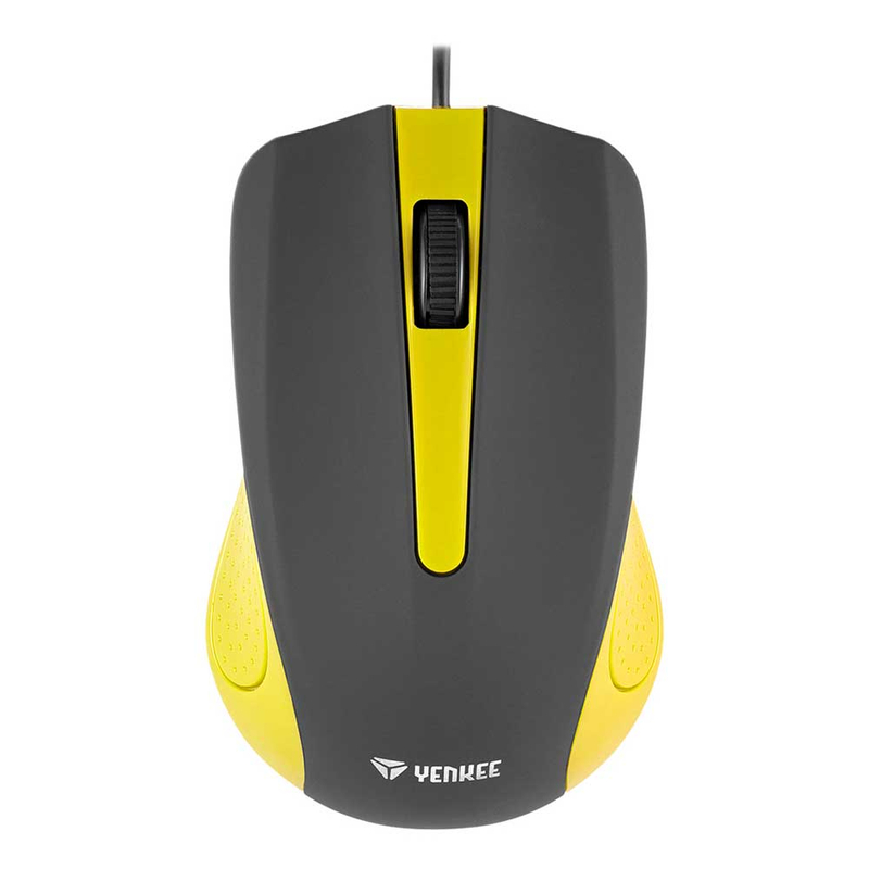 Maus YENKEE YMS 1015YW - USB, e zezë/i verdhë