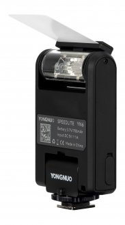 Blic fotografik Yongnuo YN6 Micro, numër udhëzues 8 m, i zi
