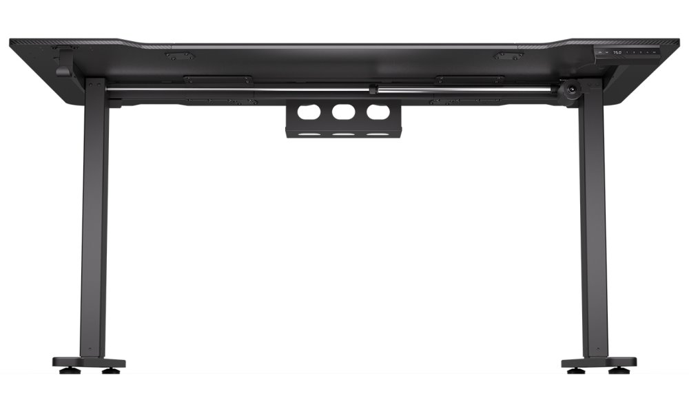 Tavolinë Endorfy Atlas L Electric, 1500x780mm, e zezë