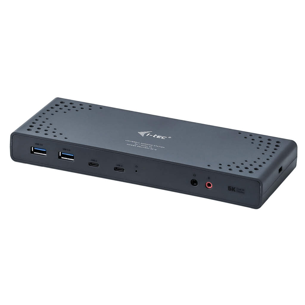 i-Tec USB 3.0 / USB-C Dual Display Docking Station + Power Delivery - docking station - USB-C 3.1 / Thunderbolt 3 - 2 x HDMI, 2 x DP - GigE