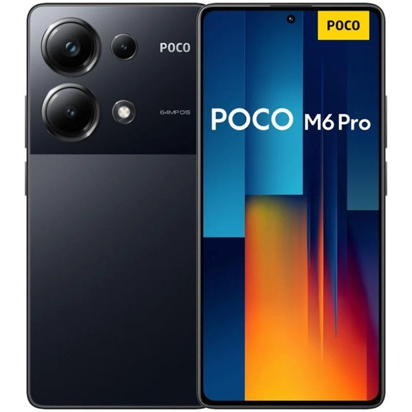 Celular Xiaomi Poco M6 Pro, 6.67", 8/256GB, i zi