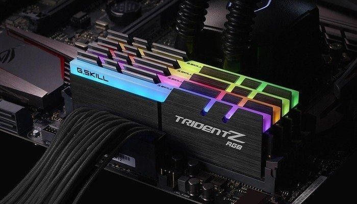 Memorie G.Skill Trident Z RGB, DDR4, 32 GB, 3200 MHz, CL16, F4-3200C16Q-32GTZRX