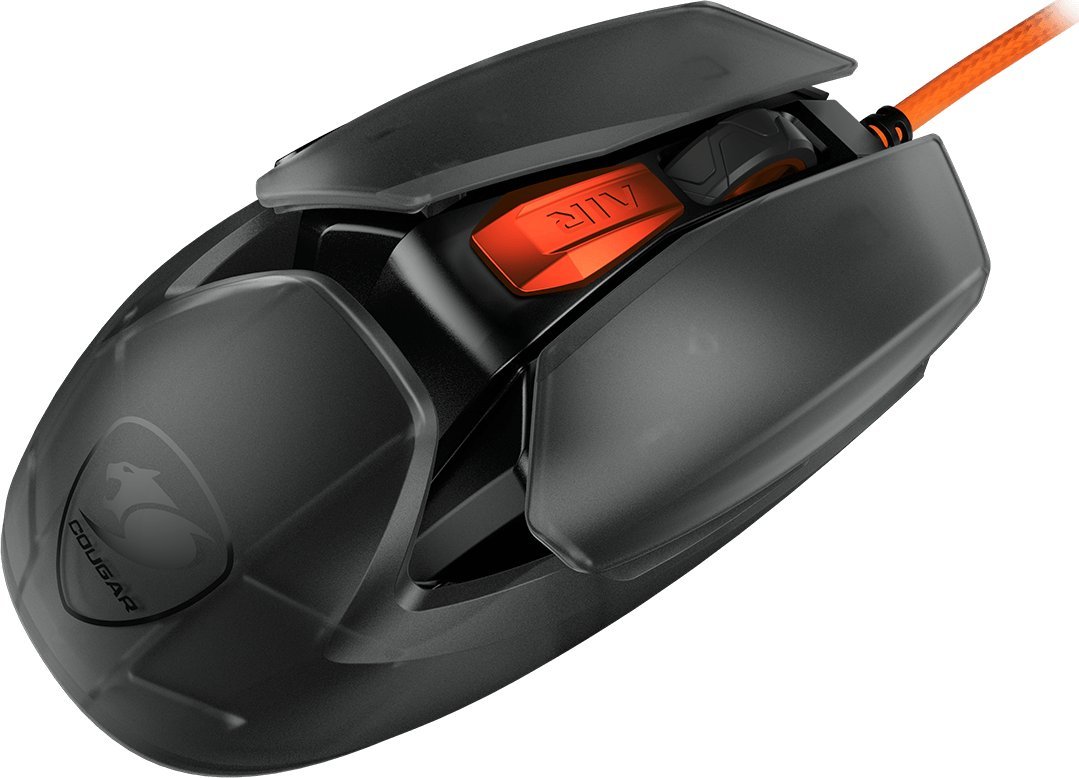 Mouse lojërash Cougar AirBlader Tournament, 6200 DPI, 62g, i zi