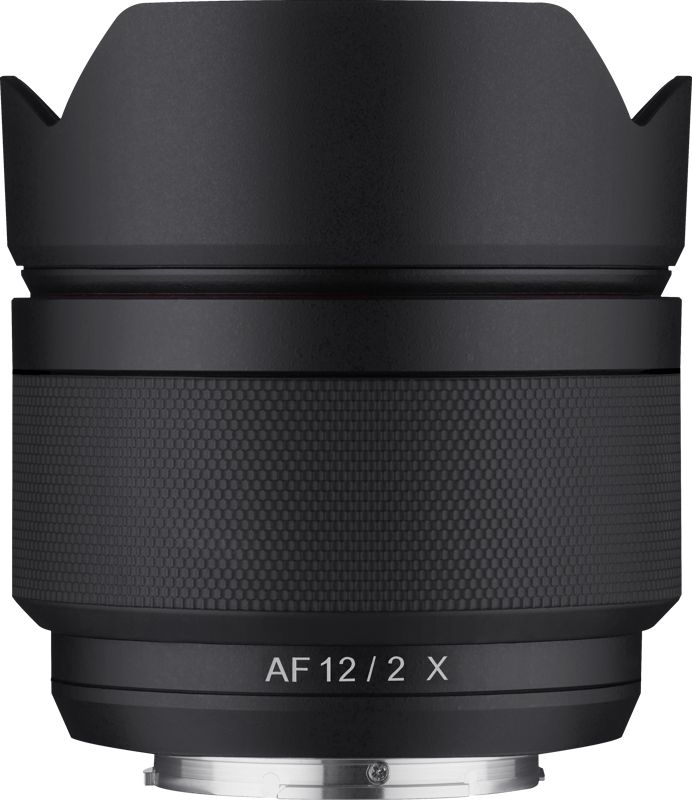 Objektiv Samyang AF 12mm F2 për Fujifilm X, kënd i gjerë, i zi