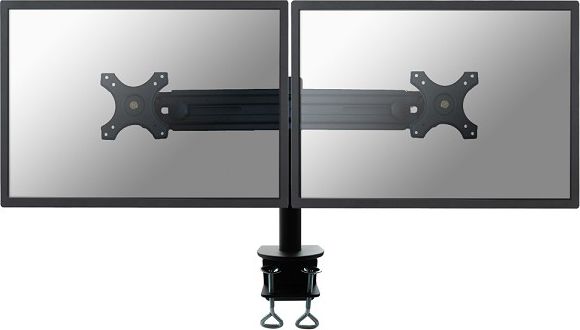 Krah monitori Neomounts FPMA-D700D, për 2 monitorë 19-30", i zi