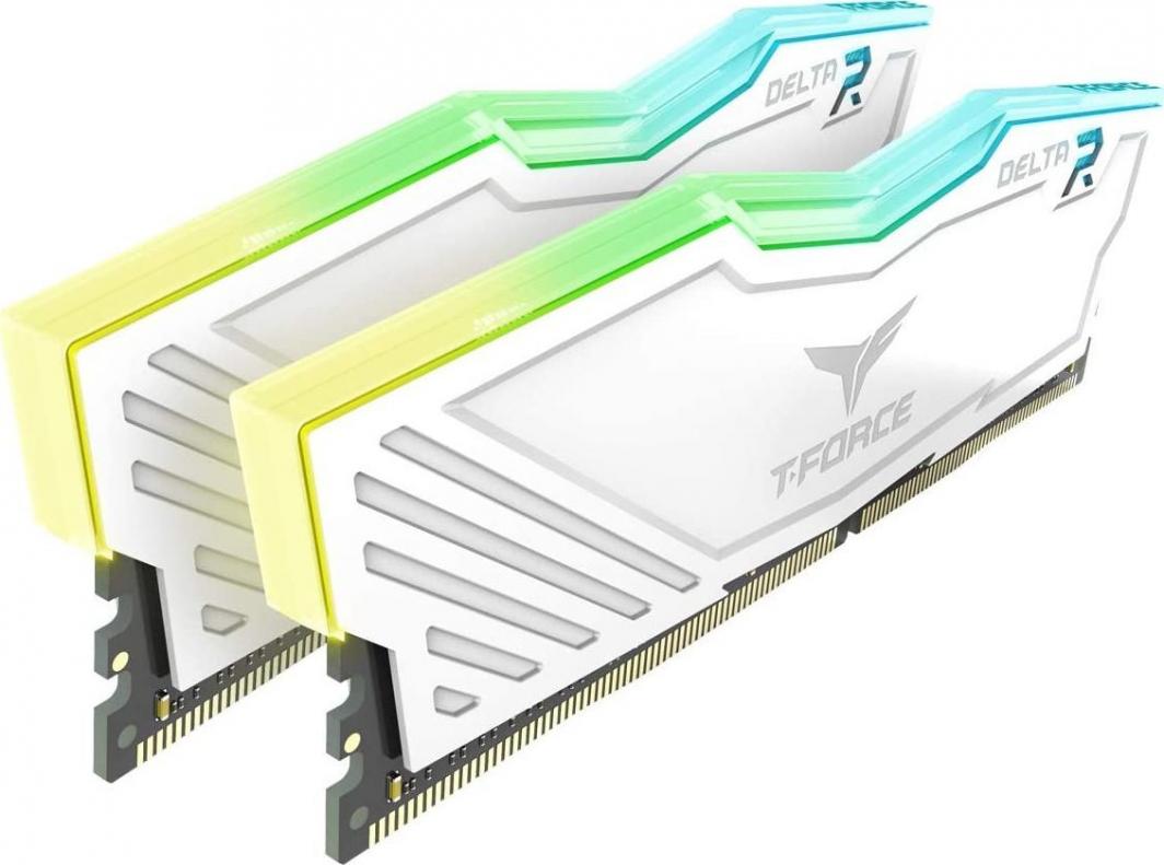 Memorie TeamGroup T-Force Delta RGB, DDR4, 16 GB, 3600 MHz, CL18, TF4D416G3600HC18JDC01