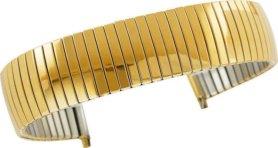 Byzylyk Kemer Belt Bracelet Stretchable Gold HQ 101G-18/22, 18 deri 22 mm, ngjyrë ari
