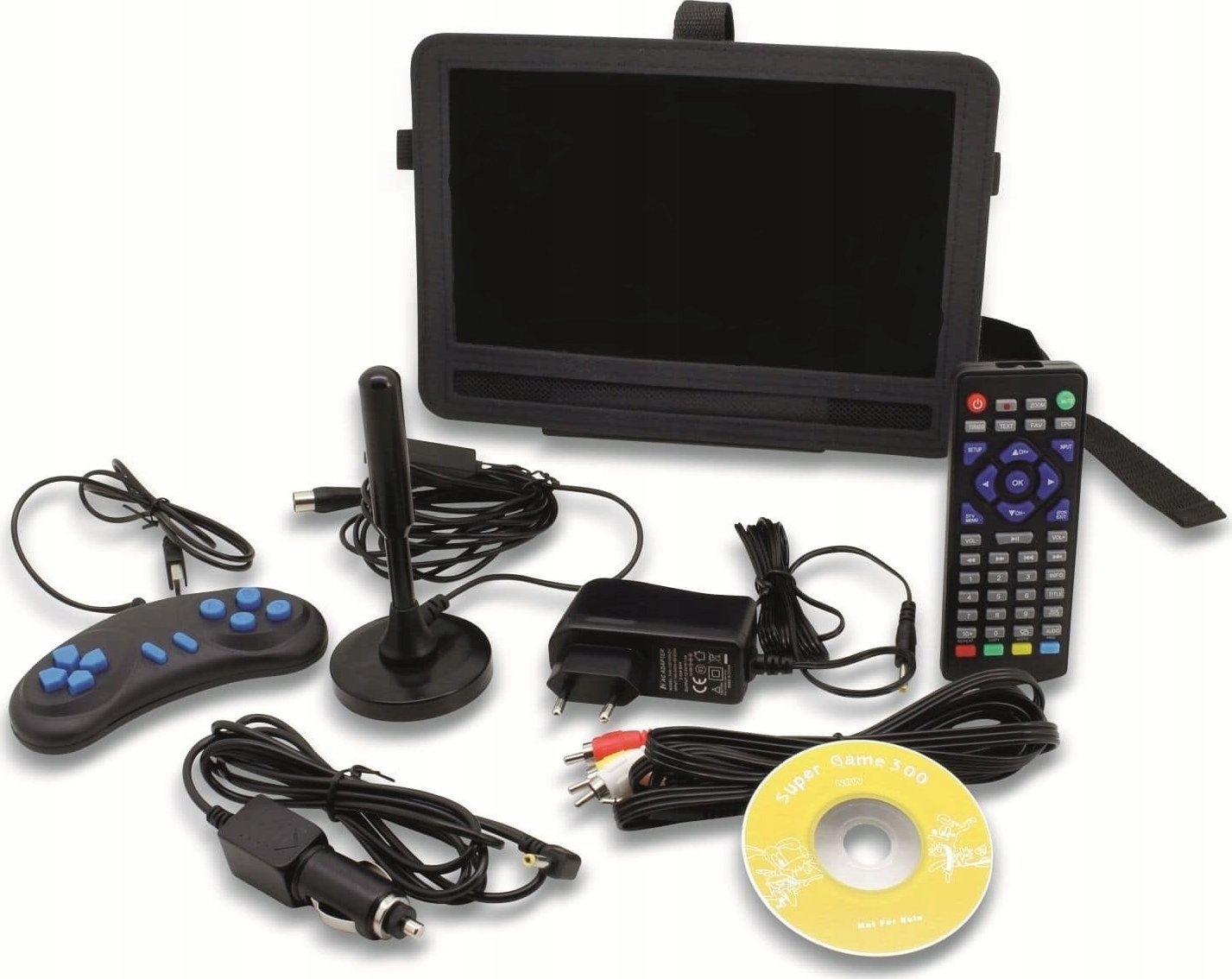 DVD player portabël Soundmaster PDB1910SW, ekran 10.1", USB dhe SD, i zi