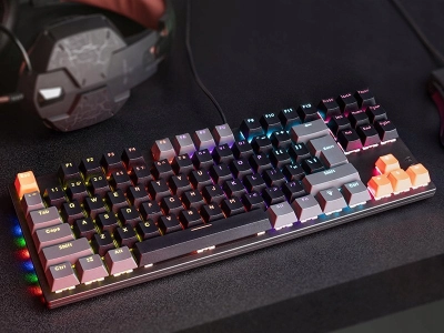 Tastierë mekanike Tracer Gamezone Blade 87, Tenkeyless, RGB, e zezë