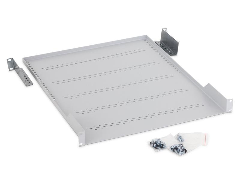 Raf rack i ventiluar Triton RAC-UP-550-A1, 1U, 55cm, gri RAL 7035
