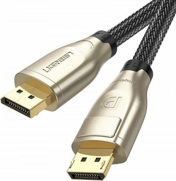 Kabllo Ugreen DisplayPort në DisplayPort, 3m, 8K, e zezë