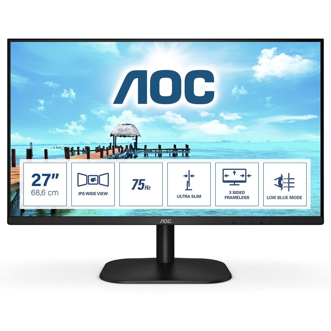 Monitor AOC 27B2H/EU, 27", Full HD, 75Hz, i zi