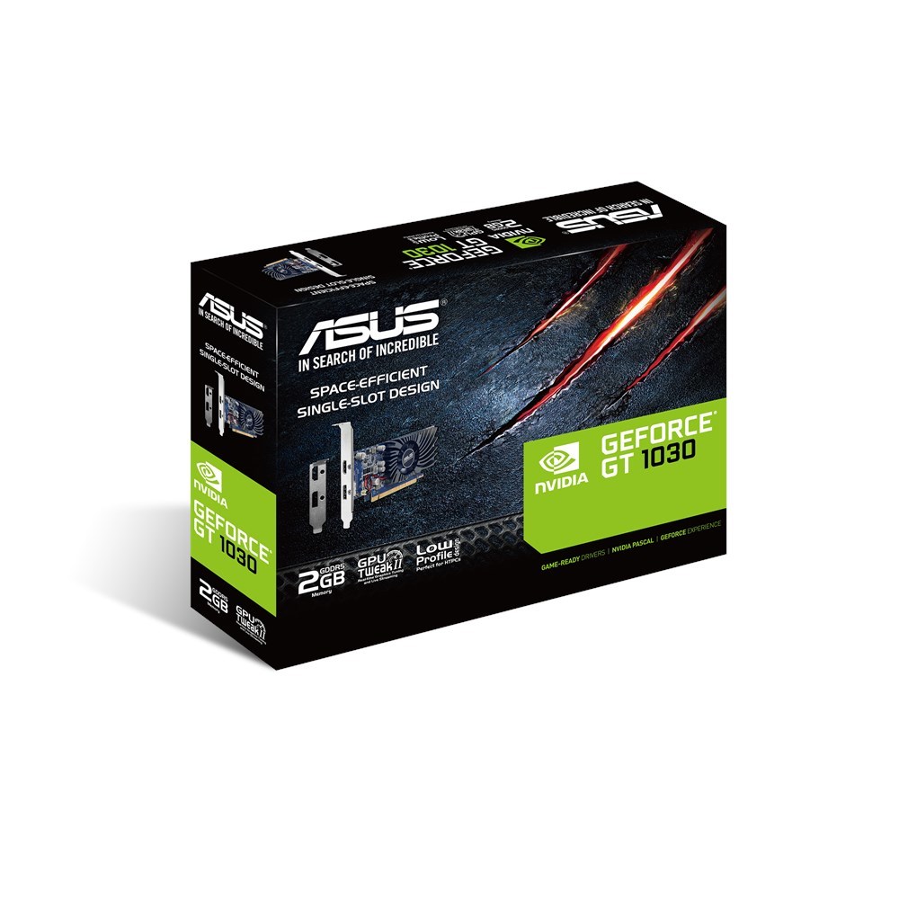 Kartelë grafike Asus GT1030-2G-BRK, 2GB, e zezë