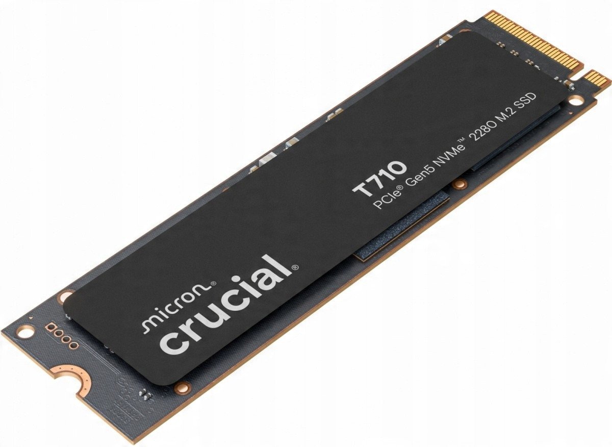 SSD i brendshëm Crucial T710, 4TB, NVMe M.2 PCIe Gen 5, me heatsink