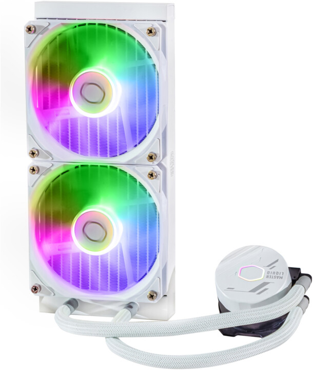 Ftohës Cooler Master MasterLiquid ML240L Core ARGB, i bardhë