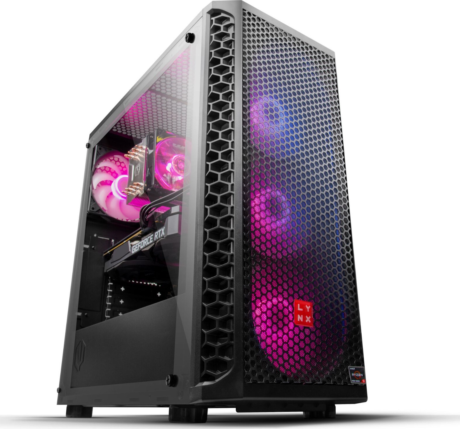 Kompjuter gaming LYNX Challenger, Intel Core i5 13400F, 32GB RAM, RTX 4060 Ti 8GB, i zi