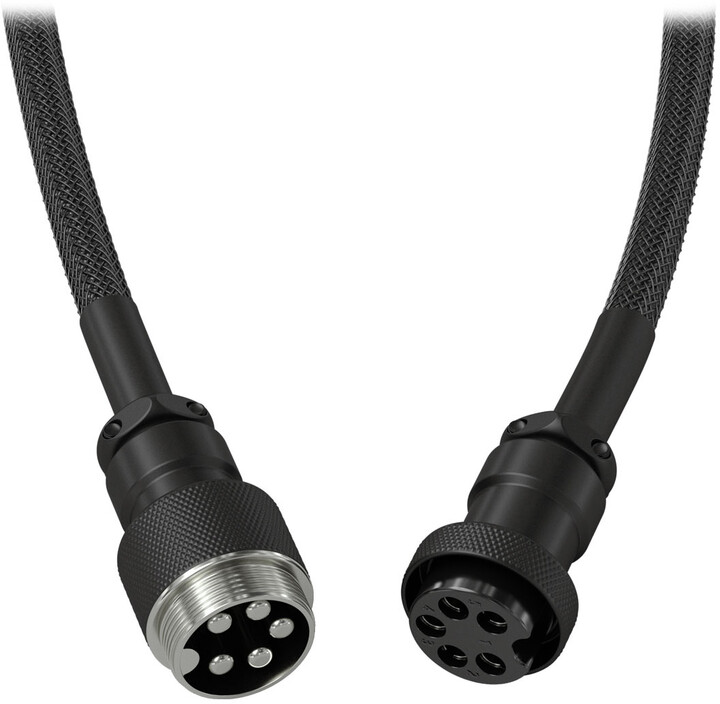 Kabllo Glorious, USB-C/USB-A, 1,37m, e zezë