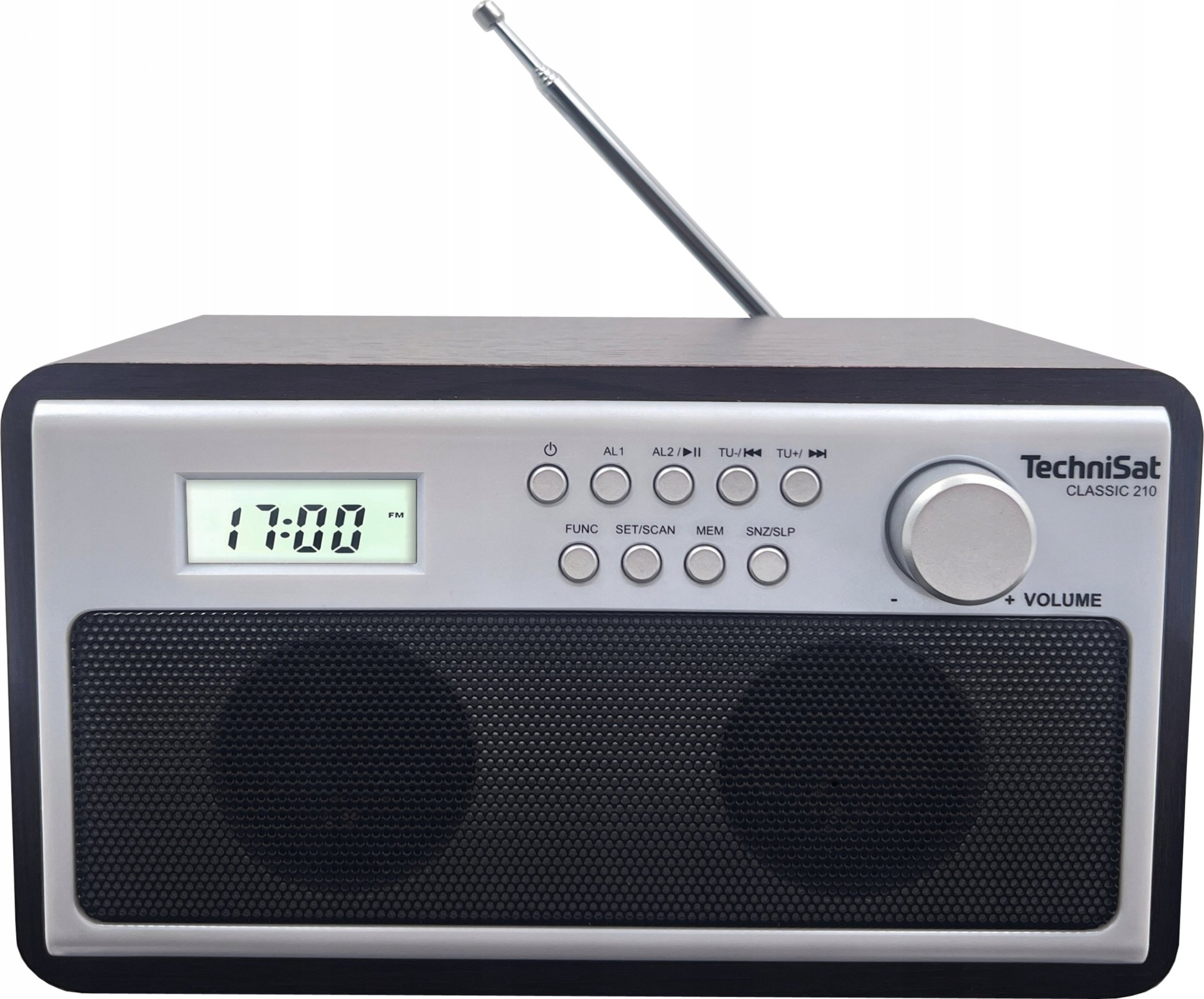 Radio portative TechniSat CLASSIC 210, 5W, Bluetooth USB AUX, dru wenge