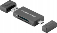 Lexues kartelash JJC CR-UTC5AC, USB, kompakt, i zi