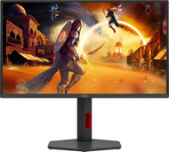 Monitor gaming AOC Q25G4SR, 24.5", QHD 2560 x 1440, 300Hz, i zi e kuqe