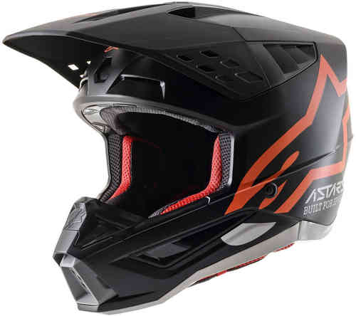 Helmetë motokrosi Alpinestars S-M5 Compass, masa 2XL, zi portokalli