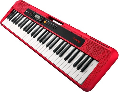 Tastierë Casio Casiotone CT S200, 61 taste, USB MIDI, e kuqe
