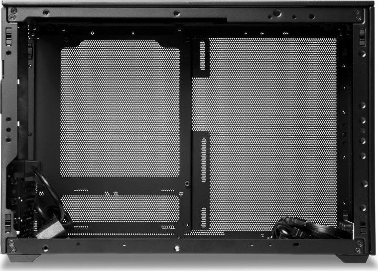 Kasë Ssupd Meshroom D, e zezë, Mini Tower