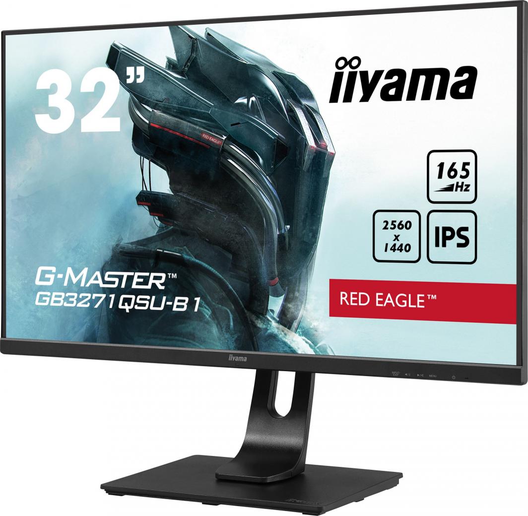 Monitor Iiyama G-Master Red Eagle GB3271QSU-B1, 31.5", LED, WQHD, i zi