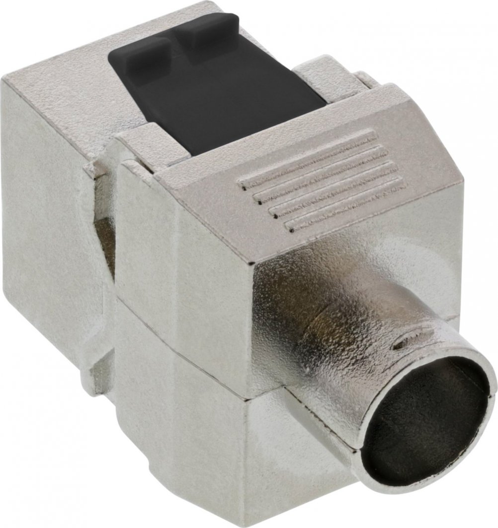 Modul rrjeti InLine RJ45 Keystone Jack, Cat 8.1, Snap In, i bardhë