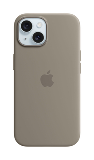 Apple iPhone 15 Silicone Case me MagSafe, Clay