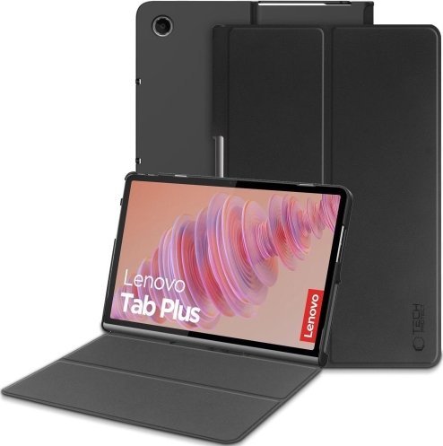 Mbulesë tablet Tech-Protect SmartCase për Lenovo Tab Plus 11.5 TB-351, funksion sleep wake, e zezë