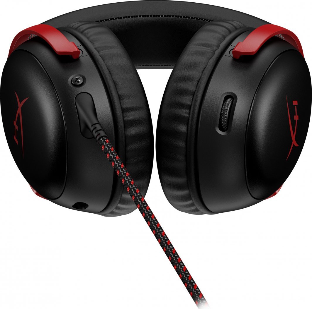 [OUTLET] Kufje HyperX Cloud III (727A9AA), të zeza/ kuqe				