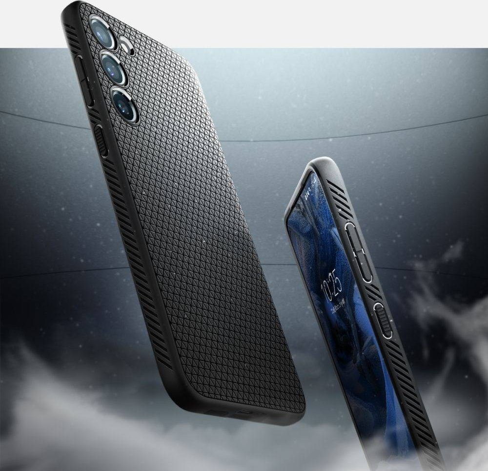 Spigen заштитник за екран со течен воздух за Samsung Galaxy S23, црно